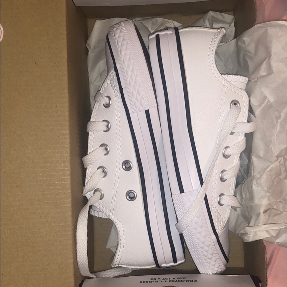 Kids White Converse
